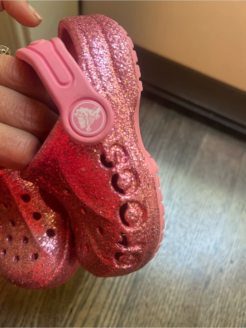 Crocs Toddler Classic Chunky Glitter Clog